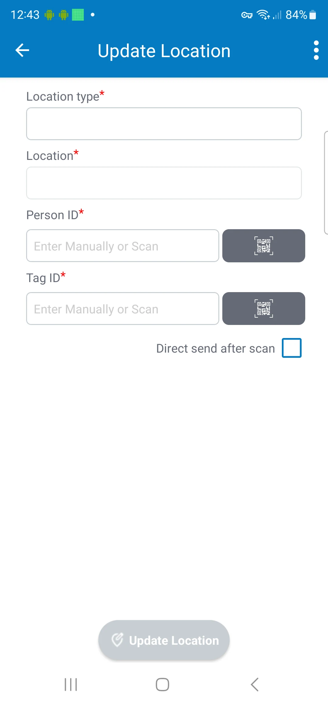 DaWinci Check-In screenshot