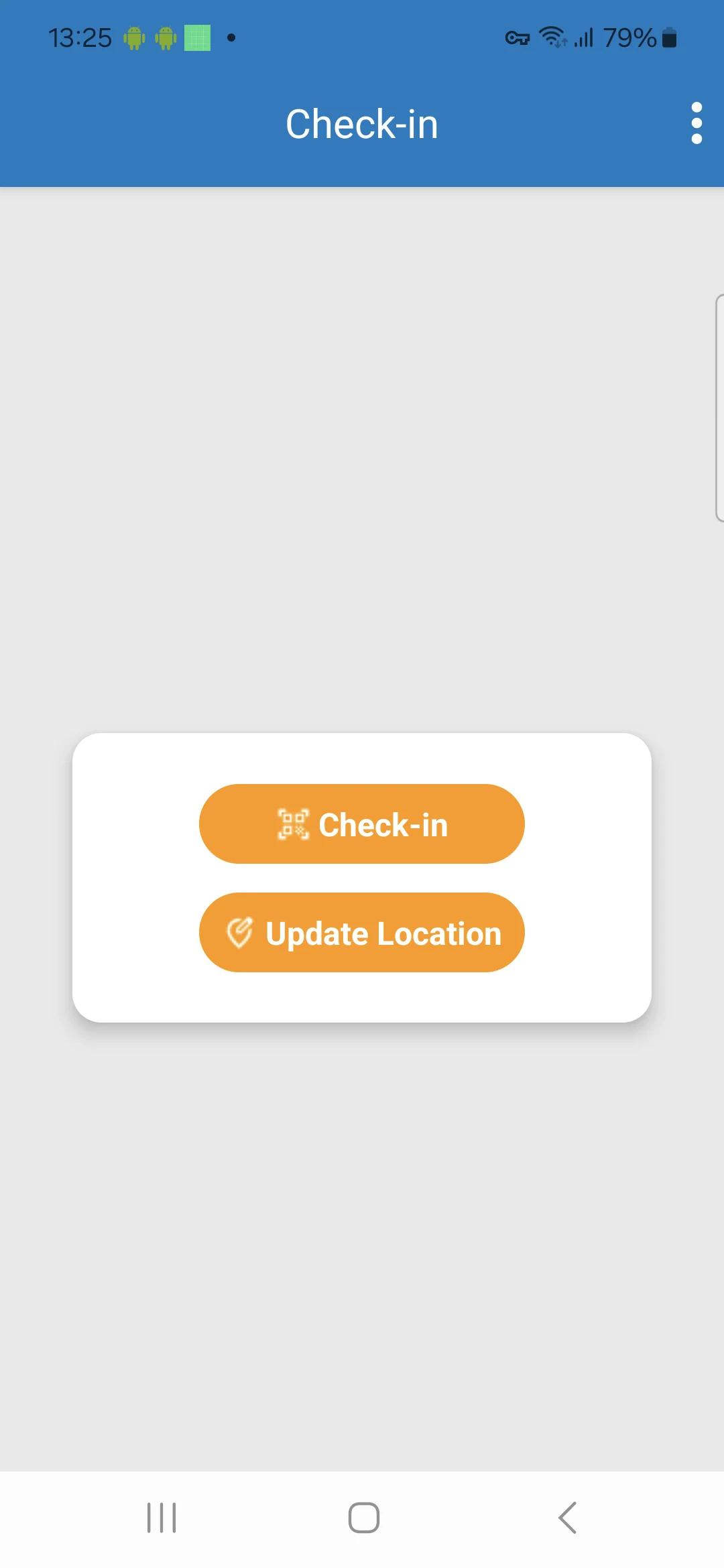 DaWinci Check-In screenshot