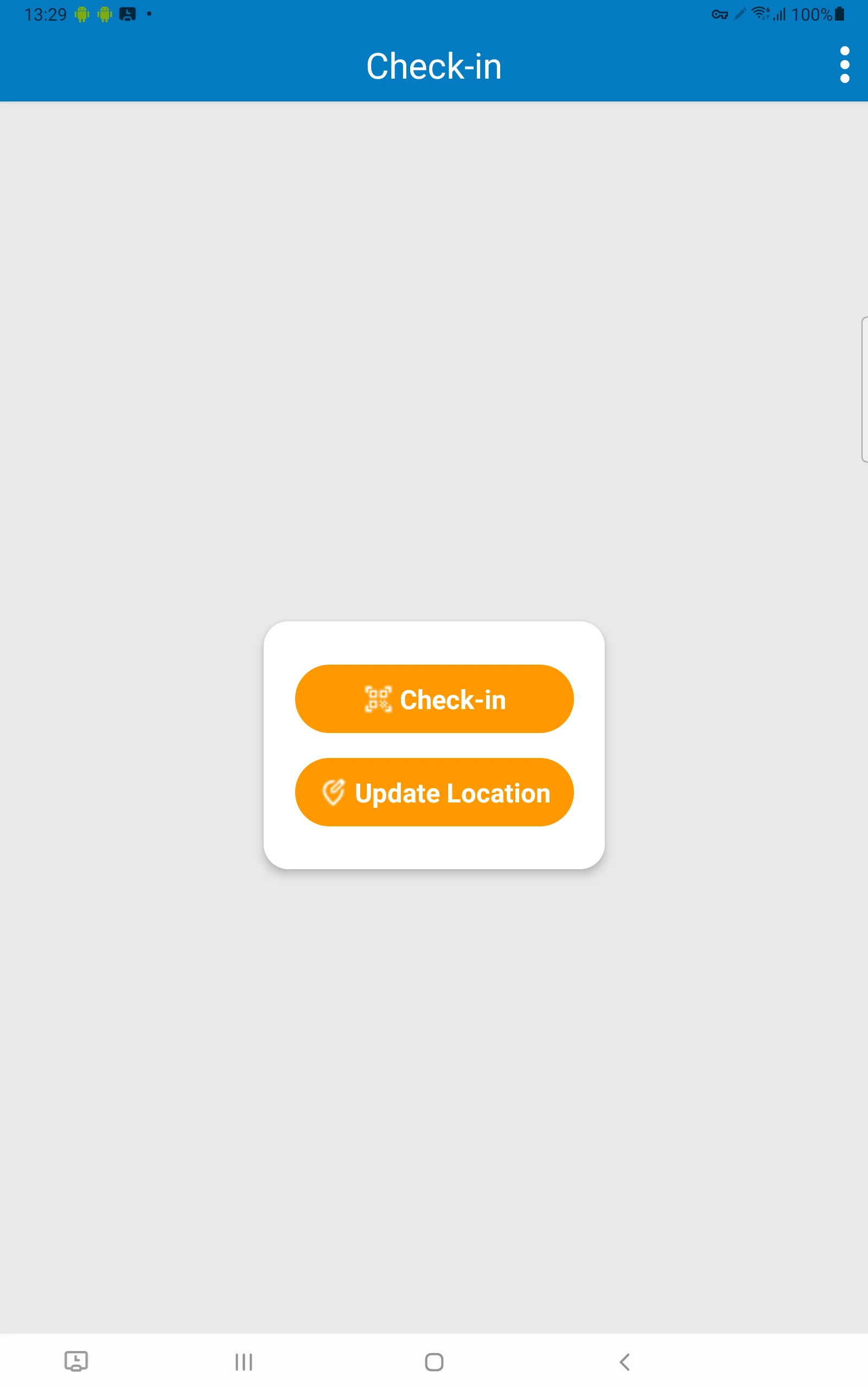 DaWinci Check-In screenshot